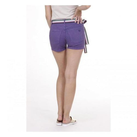 Purple 42 EUR - 6 US Fred Perry Womens Shorts 31502516 0882