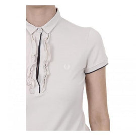 Beige L Fred Perry Womens Polo 31162299 0040