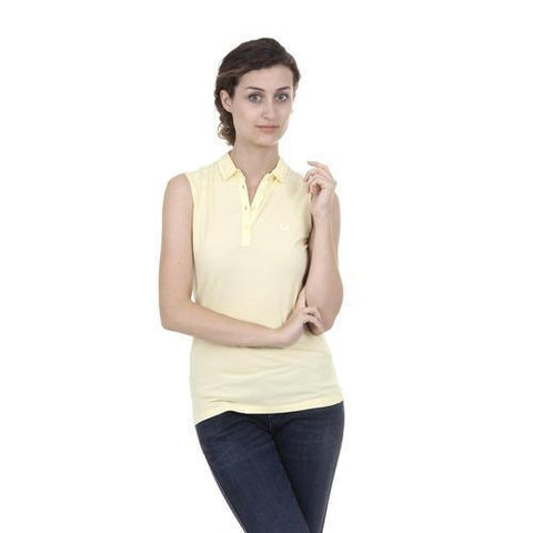Yellow S Fred Perry Womens Polo 31162354 0759