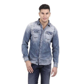 Denim M Diesel Mens Shirt 00SD24 0664A 01