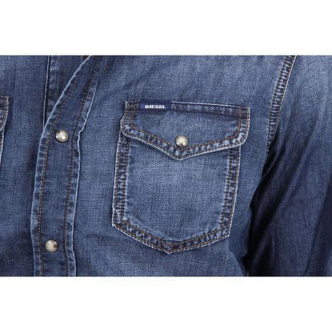 Denim S Diesel Mens Shirt 00SD24 0GAEZ 01