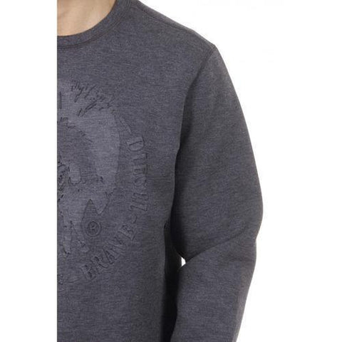 Grey L Diesel Mens Sweater 00SJCI 0EAKS 96X