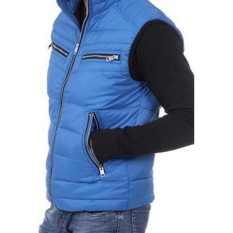 Blue L Diesel Mens Waistcoat 00SJTF 0SAJA 89R