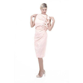 Pink 44 EUR - 8 US Bottega Veneta Womens Dress 365149 VZD01 6874
