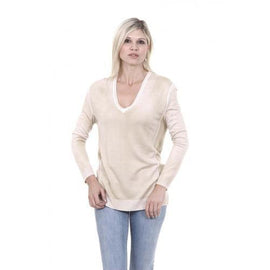 Beige 44 EUR - 8 US Bottega Veneta Womens Sweater 367808 VZDX0 7306