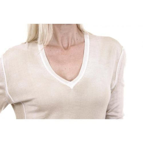 Beige 44 EUR - 8 US Bottega Veneta Womens Sweater 367808 VZDX0 7306