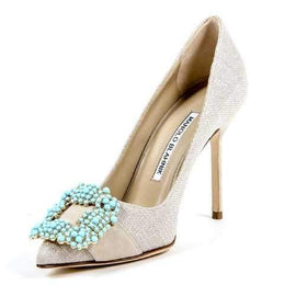 Beige 36 EUR - 6 US Manolo Blahnik Womens Pump GIBI TU ALASKA 082
