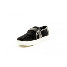 Black 40 EUR - 7 US Balmain Paris Mens Slip On Sneaker S6H T310 BA90 176
