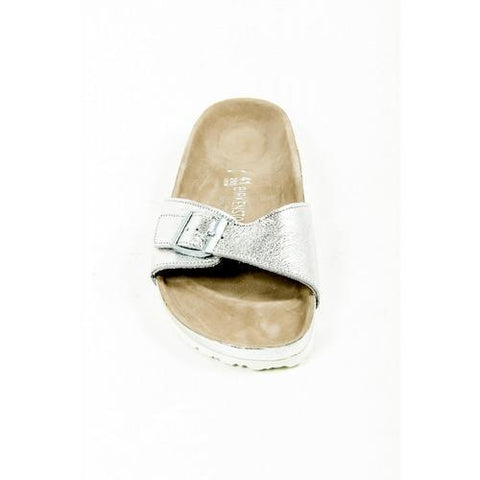 Silver 41 EUR - 11 US Birkenstock Womens Flat Sandal MADRID 43928