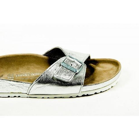 Silver 41 EUR - 11 US Birkenstock Womens Flat Sandal MADRID 43928
