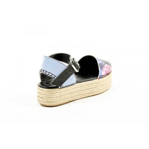 Multicolor 38 EUR - 8 US Carven Womens Espadrille Sandal ESPADRILLE 525 BLUET