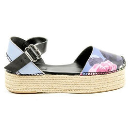 Multicolor 38 EUR - 8 US Carven Womens Espadrille Sandal ESPADRILLE 525 BLUET