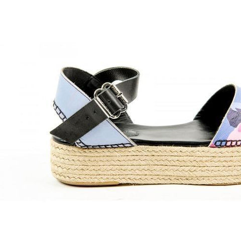 Multicolor 39 EUR - 9 US Carven Womens Espadrille Sandal ESPADRILLE 525 BLUET