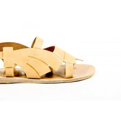 Beige 36 EUR - 6 US Carven Womens Flat Sandal SANDALE BASSE 115 NATUREL