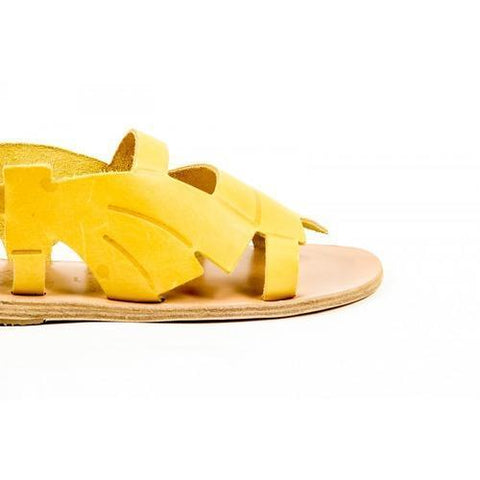 Yellow 37 EUR - 7 US Carven Womens Flat Sandal SANDALE BASSE 222 BANANE