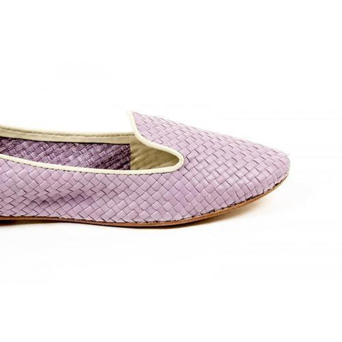 Lilac 37 EUR - 7 US Dragon Diffusion Womens Ballerina SLIPPER LAVENDER ANT WHITE