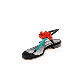 Black 38 EUR - 8 US Oscar de la Renta Womens Slingback Sandal OSTRA S1604422 001