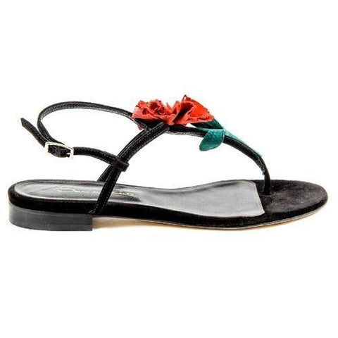 Black 39 EUR - 9 US Oscar de la Renta Womens Slingback Sandal OSTRA S1604422 001