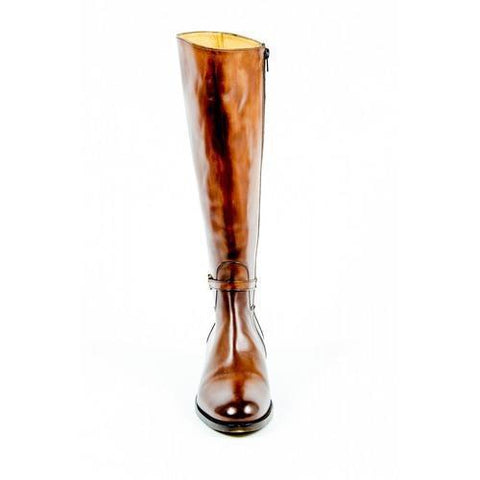 Brown 39 EUR - 9 US Kiton Womens High Boot D34801 4H5103 LUX CAFFE