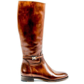 Brown 40 EUR - 10 US Kiton Womens High Boot D34801 4H5103 LUX CAFFE