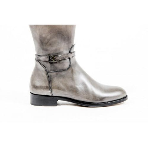 Grey 36 EUR - 6 US Kiton Womens High Boot D34801 4H5106 LUX GRIGIO