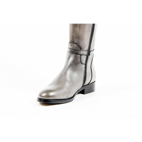 Grey 37 EUR - 7 US Kiton Womens High Boot D34801 4H5106 LUX GRIGIO