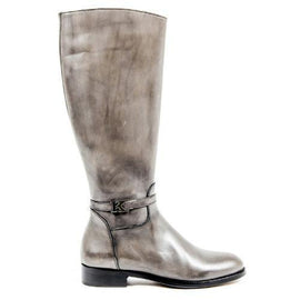 Grey 39 EUR - 9 US Kiton Womens High Boot D34801 4H5106 LUX GRIGIO
