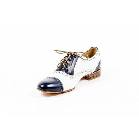 Multicolor 39 EUR - 9 US Kiton Womens Brogue D35803 VINAP BLEU PRESTIGE BIANCO
