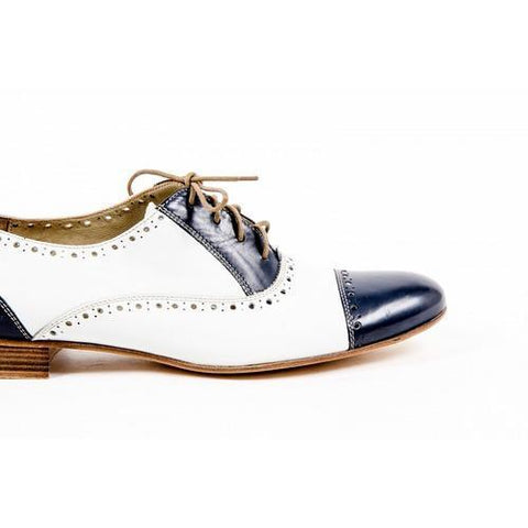 Multicolor 39 EUR - 9 US Kiton Womens Brogue D35803 VINAP BLEU PRESTIGE BIANCO