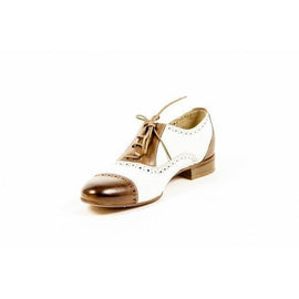 Multicolor 37 EUR - 7 US Kiton Womens Brogue D35803 VINAP CASTANO PRESTIGE BIANCO