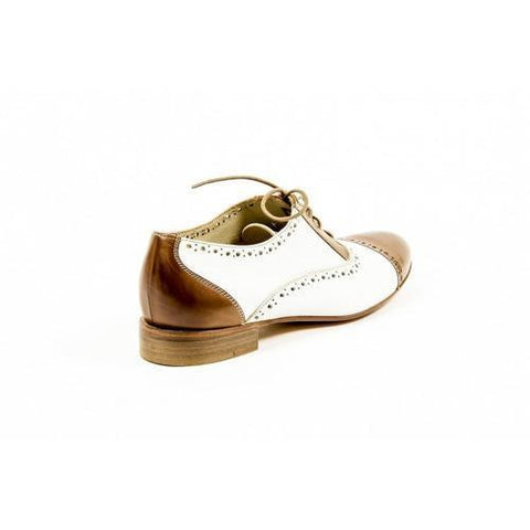 Multicolor 37 EUR - 7 US Kiton Womens Brogue D35803 VINAP CASTANO PRESTIGE BIANCO
