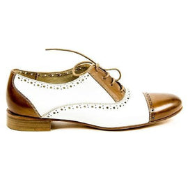 Multicolor 37 EUR - 7 US Kiton Womens Brogue D35803 VINAP CASTANO PRESTIGE BIANCO