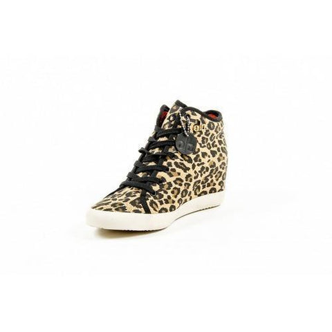 Leopardato 39 EUR - 9 US Olo Womens High Sneaker 28C12 28 ADRIANA CANVAS GOLD PRINTING STUDS