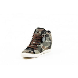 Multicolor 38 EUR - 8 US Olo Womens High Sneaker 71N10 71 GRETA CANVAS PATCH ROCK