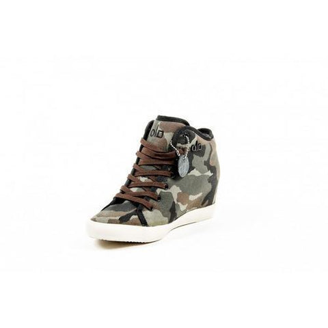 Multicolor 38 EUR - 8 US Olo Womens High Sneaker 71N10 71 GRETA CANVAS PATCH ROCK