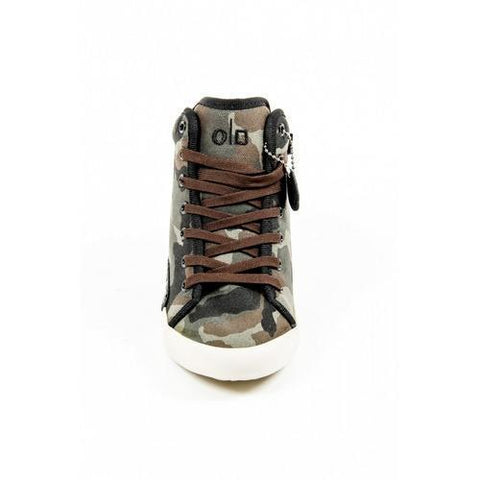 Multicolor 41 EUR - 11 US Olo Womens High Sneaker 71N10 71 GRETA CANVAS PATCH ROCK
