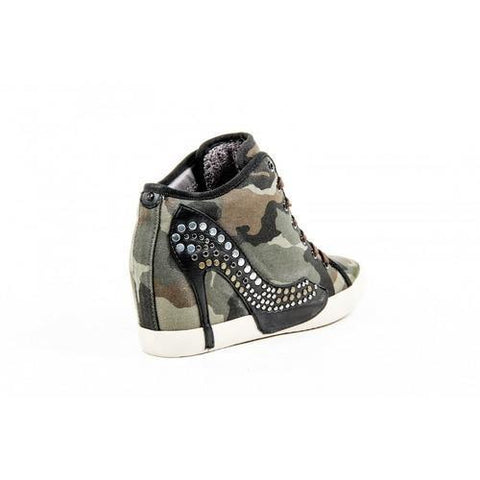 Multicolor 41 EUR - 11 US Olo Womens High Sneaker 71N10 71 GRETA CANVAS PATCH ROCK