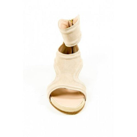 Beige 36 EUR - 6 US Parrice Womens Ankle Strap Sandal PS15S4 NUDE