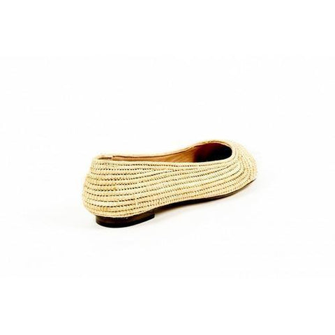 Multicolor 41 EUR - 11 US Robert Clergerie Paris Womens Ballerina GINO TRAME BLANC PAILLE NATURELLE D