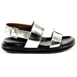Silver 37 EUR - 7 US Marni Womens Flat Sandal FBMSQ15G01 LV431 00N20 SILVER