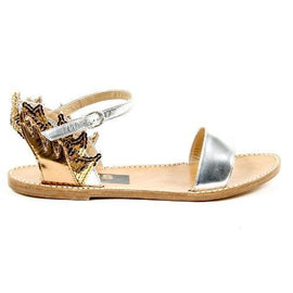 Multicolor 40 EUR - 10 US Golden Goose Womens Ankle Strap Flat Sandal G24D297 A1