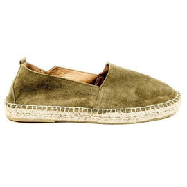 Green 42 EUR - 9 US Sun Z Mens Espadrille PAULO SUEDE OLIVE