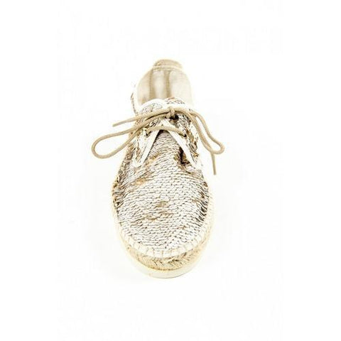 Silver 39 EUR - 9 US Sun Z Womens Espadrille CARMEV GOLD PAILE