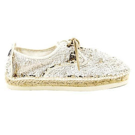Silver 40 EUR - 10 US Sun Z Womens Espadrille CARMEV GOLD PAILE