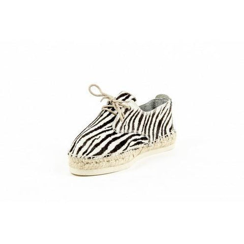 Multicolor 41 EUR - 11 US Sun Z Womens Espadrille CARMEV PONY ZEBRA