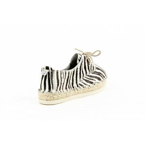 Multicolor 41 EUR - 11 US Sun Z Womens Espadrille CARMEV PONY ZEBRA