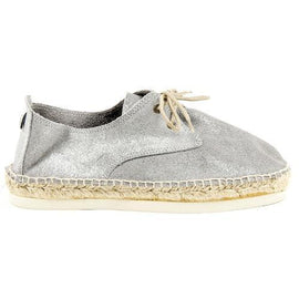 Silver 40 EUR - 10 US Sun Z Womens Espadrille CARMEV NOTU METAL
