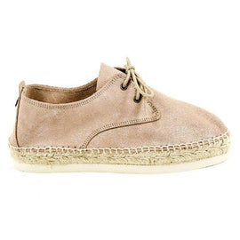 Beige 37 EUR - 7 US Sun Z Womens Espadrille CARMEV BEIG METAL