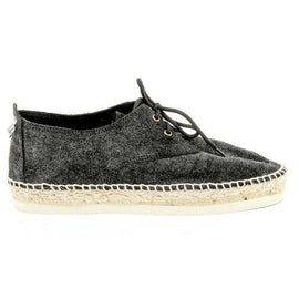 Black 41 EUR - 11 US Sun Z Womens Espadrille CARMEV BLACK METAL