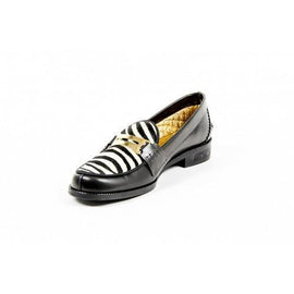 Multicolor 37 EUR - 7 US Avec Modration Womens Loafer FRIDA ANTHRACITE ZEBRA